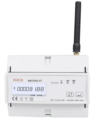 Dac7321c-CT DIN-Schienen-Wireless mit CT Electronic Smart Energy Meter