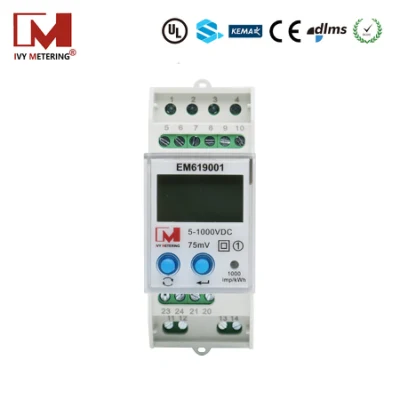 Einphasiges RS485-Modbus-PV im Netz, bidirektionaler intelligenter DC-Solarenergiezähler